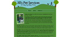 Desktop Screenshot of jillspetservices.com